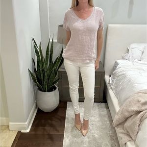 Saks Fifth Ave Linen Top